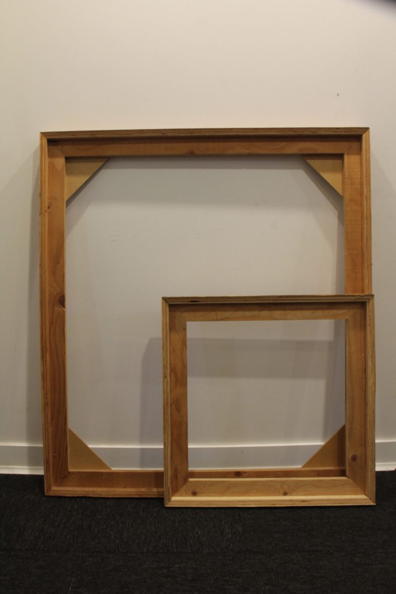 Handmade solid-wood stretcher bars